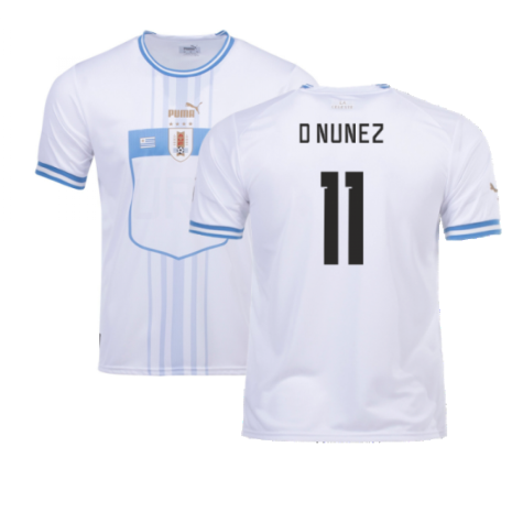 2022-2023 Uruguay Away Shirt (D Nunez 11)