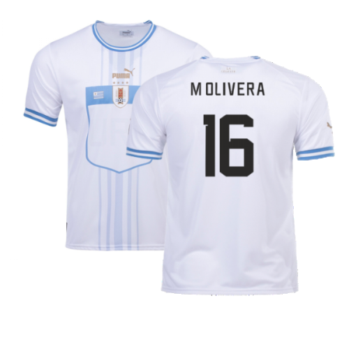 2022-2023 Uruguay Away Shirt (M Olivera 16)