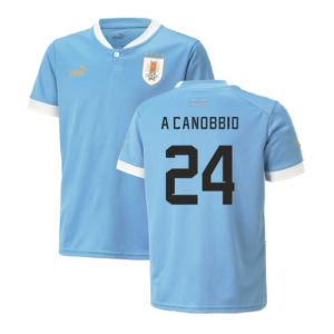 2022-2023 Uruguay Home Shirt (A Canobbio 24) 2022-2023 Uruguay Home Shirt (A Canobbio 24)