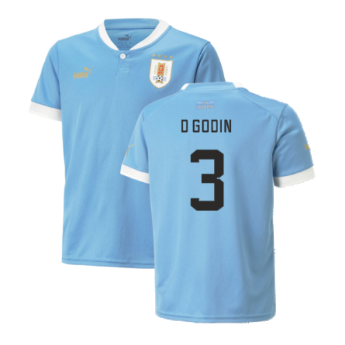 2022-2023 Uruguay Home Shirt (D Godin 3)