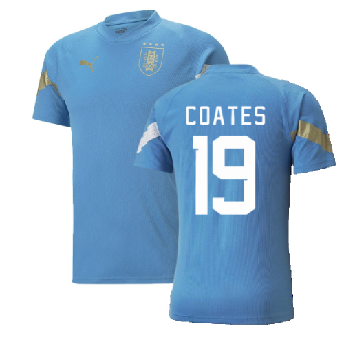 2022-2023 Uruguay Training Jersey (Blue) (COATES 19)