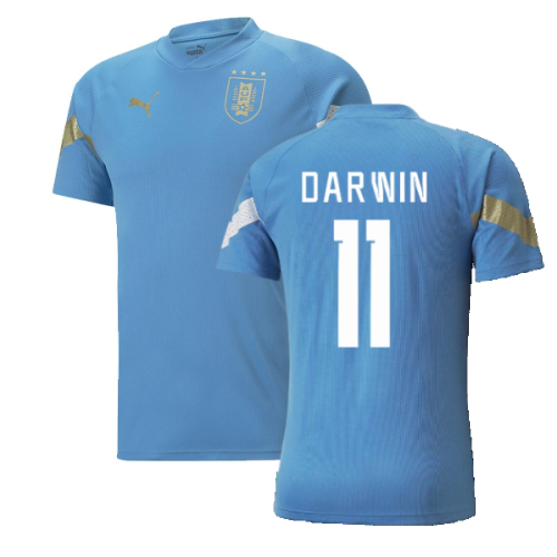 2022-2023 Uruguay Training Jersey (Blue) (DARWIN 11)