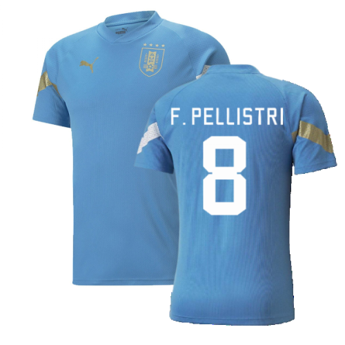 2022-2023 Uruguay Training Jersey (Blue) (F. PELLISTRI 8)