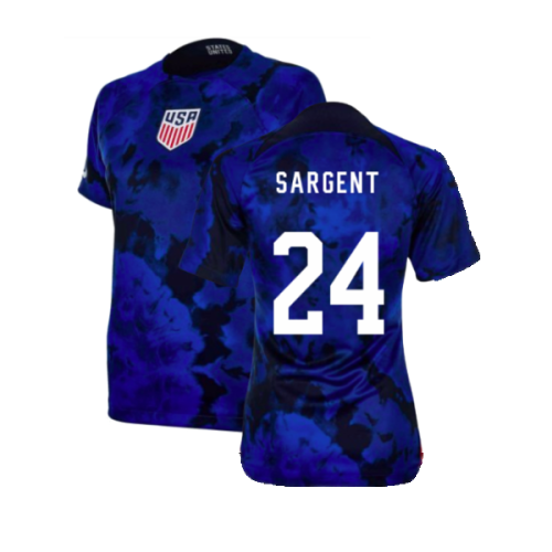 2022-2023 USA Away Football Shirt (Womens) (SARGENT 24)