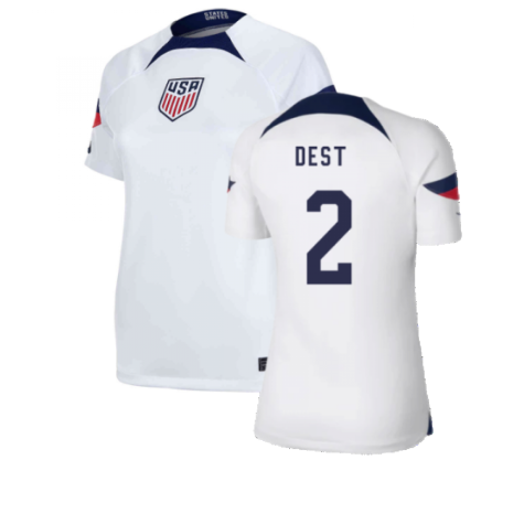 2022-2023 USA Home Shirt (Ladies) (DEST 2)