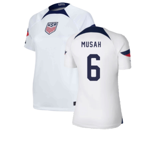 2022-2023 USA Home Shirt (Ladies) (MUSAH 6)