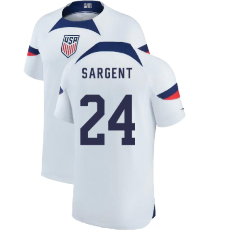 2022-2023 USA United States Home Shirt (SARGENT 24)