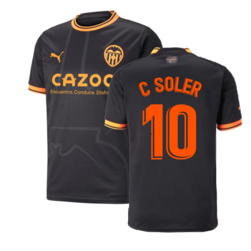 2022-2023 Valencia Away Shirt (C SOLER 10)