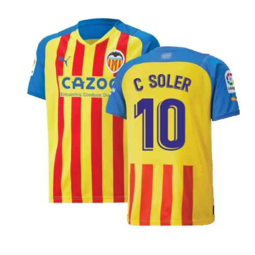 2022-2023 Valencia Third Shirt (Kids) (C SOLER 10)