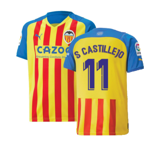 2022-2023 Valencia Third Shirt (Kids) (S CASTILLEJO 11)