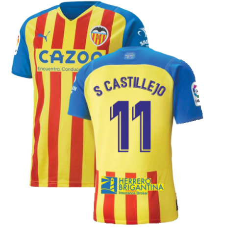 2022-2023 Valencia Third Shirt (S CASTILLEJO 11)