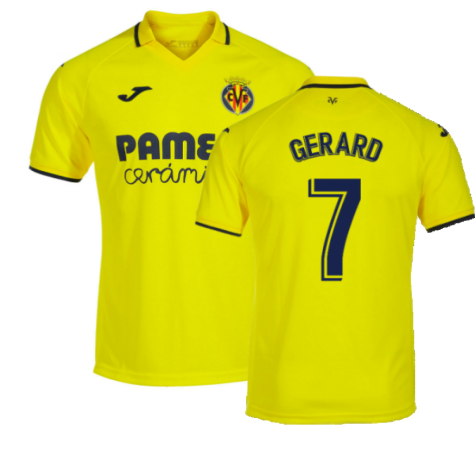 2022-2023 Villarreal Home Shirt (Kids) (GERARD 7)