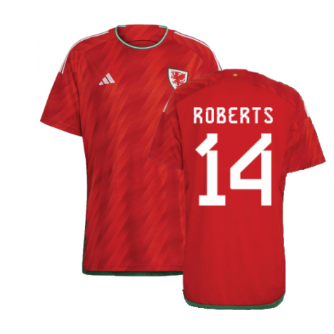 2022-2023 Wales Home Shirt (ROBERTS 14)