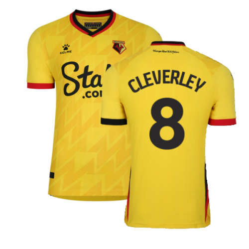 2022-2023 Watford Home Shirt (CLEVERLEY 8)