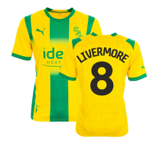 2022-2023 West Bromwich Albion Away Shirt (LIVERMORE 8)