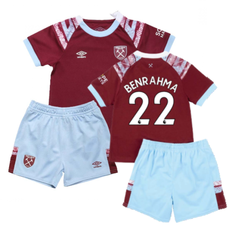 2022-2023 West Ham Home Baby Kit (BENRAHMA 22)