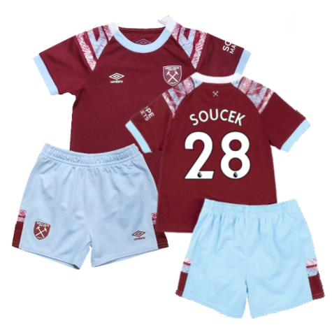 2022-2023 West Ham Home Baby Kit (SOUCEK 28)