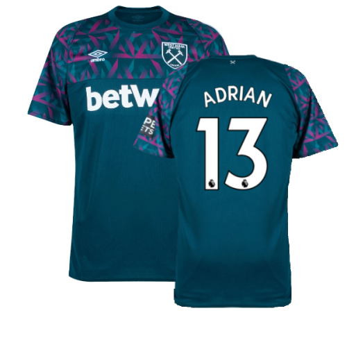 2022-2023 West Ham Home Goalkeeper Shirt (ADRIAN 13)