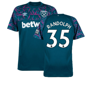 2022-2023 West Ham Home Goalkeeper Shirt (RANDOLPH 35)