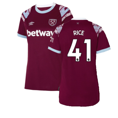 2022-2023 West Ham Home Shirt (Ladies) (RICE 41)