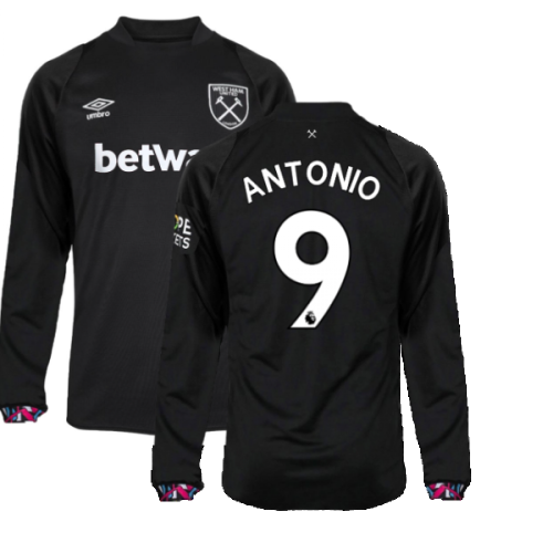 2022-2023 West Ham Long Sleeve Away Shirt (ANTONIO 9)