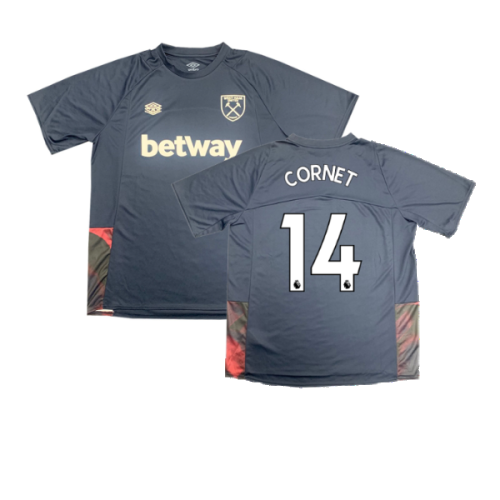 2022-2023 West Ham Training Jersey (S) - Blue Glow (CORNET 14)