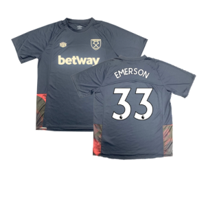 2022-2023 West Ham Training Jersey (S) - Blue Glow (EMERSON 33)