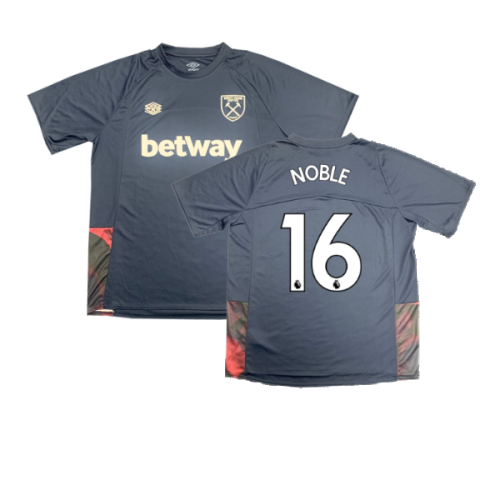 2022-2023 West Ham Training Jersey (S) - Blue Glow (NOBLE 16)