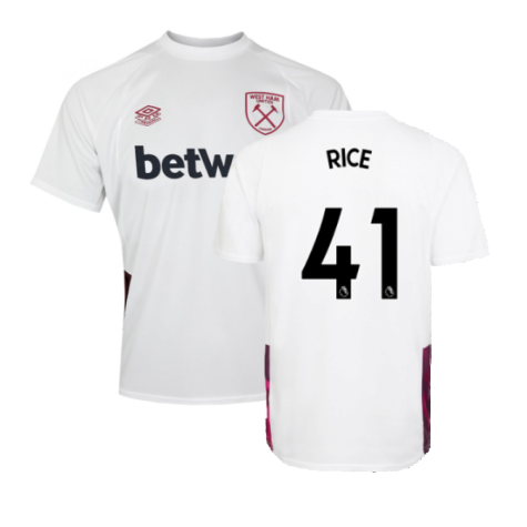 2022-2023 West Ham Training Jersey (S) - White (RICE 41)