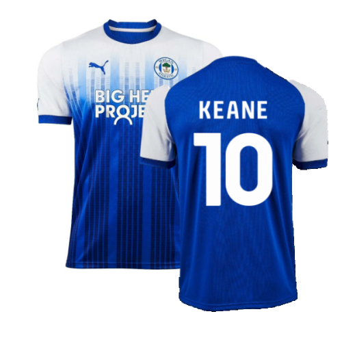 2022-2023 Wigan Athletic Home Shirt (KEANE 10)