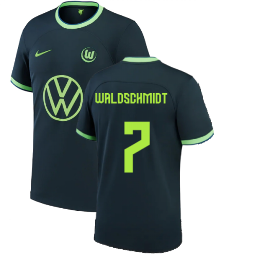 2022-2023 Wolfsburg Away Shirt (Kids) (WALDSCHMIDT 7)