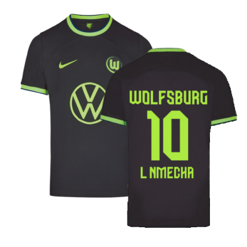 2022-2023 Wolfsburg Away Shirt (L NMECHA 10)