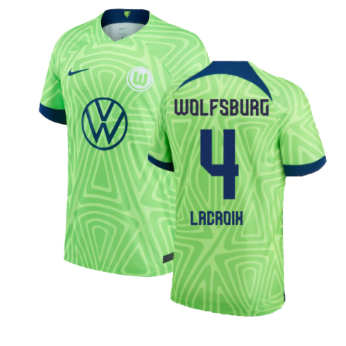 2022-2023 Wolfsburg Home Shirt (LACROIX 4)