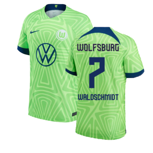 2022-2023 Wolfsburg Home Shirt (WALDSCHMIDT 7)