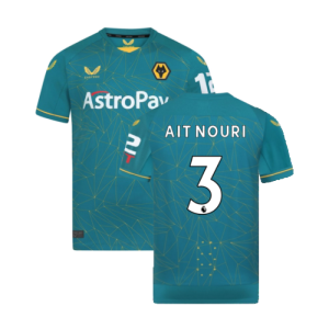 2022-2023 Wolves Away Pro Jersey (AIT NOURI 3)