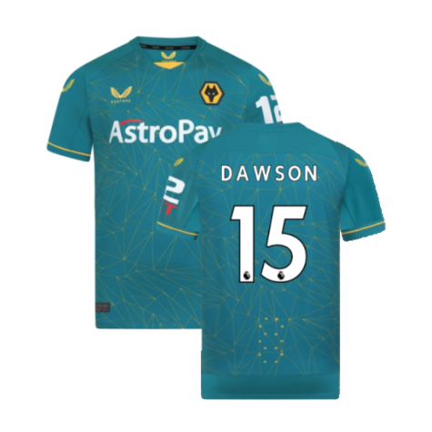 2022-2023 Wolves Away Pro Jersey (Dawson 15)