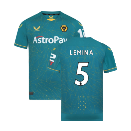 2022-2023 Wolves Away Pro Jersey (Lemina 5)