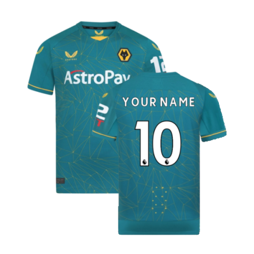 2022-2023 Wolves Away Pro Jersey (Your Name)