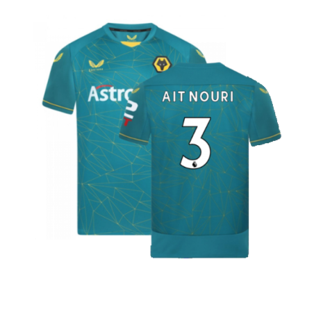 2022-2023 Wolves Away Shirt (AIT NOURI 3)