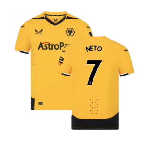 2022-2023 Wolves Home Pro Jersey (NETO 7)