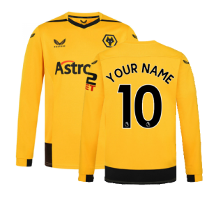 2022-2023 Wolves Long Sleeve Home Shirt