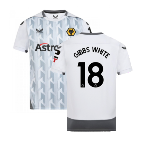 2022-2023 Wolves Third Shirt (Kids) (GIBBS WHITE 18)