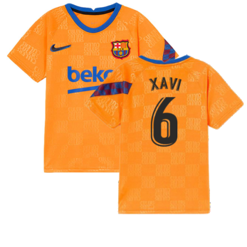 2022 Barcelona Nike Dri-Fit Pre Match Shirt (Kids) (XAVI 6)