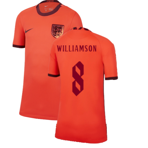 2022 England Away Shirt (Kids) (WILLIAMSON 8)