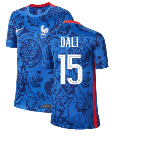 2022 France Euros Home Shirt (Kids) (DALI 15)