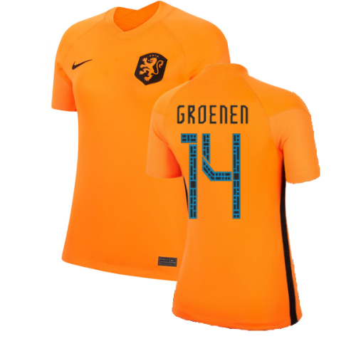 2022 Holland Euros Home Shirt (Ladies) (GROENEN 14)