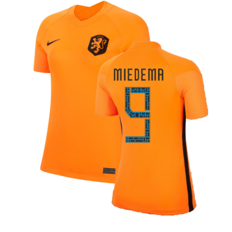 2022 Holland Euros Home Shirt (Ladies) (MIEDEMA 9)