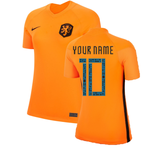 2022 Holland Euros Home Shirt (Ladies) (Your Name)