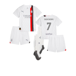 2023-2024 AC Milan Away Mini Kit (Shevchenko 7)