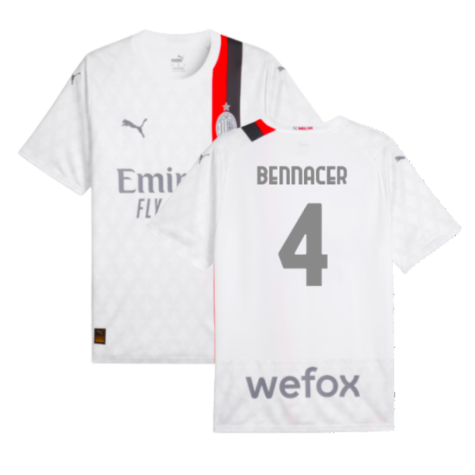 2023-2024 AC Milan Away Shirt (Bennacer 4)